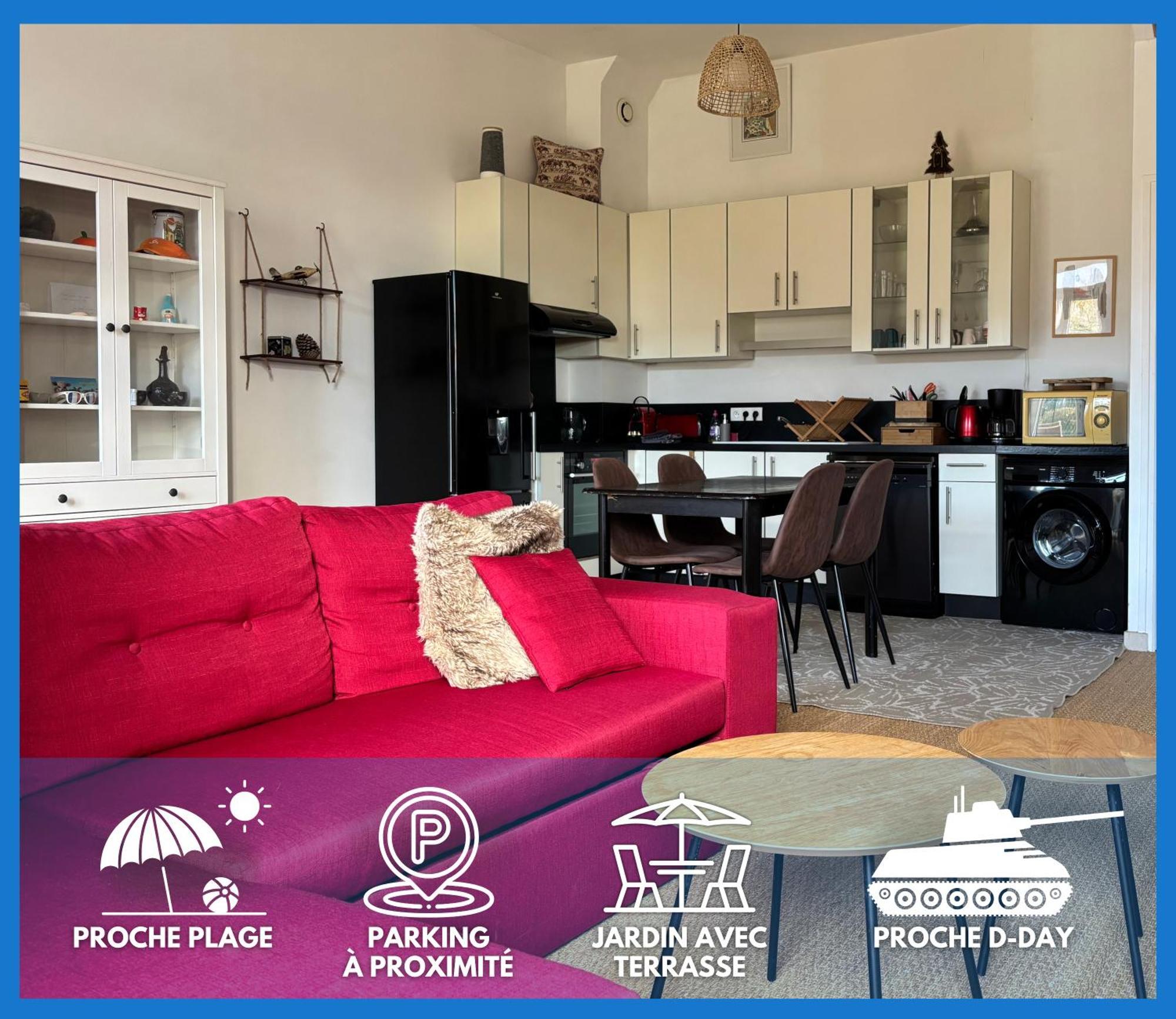 Les Douves Duplex 5 Personnes Lumineux Avec Jardin Et Terrasse Amenagee , Vue Sur Chateau A 5Mn De La Mer, Proche Omaha Beach Et Bayeux Commes Ngoại thất bức ảnh