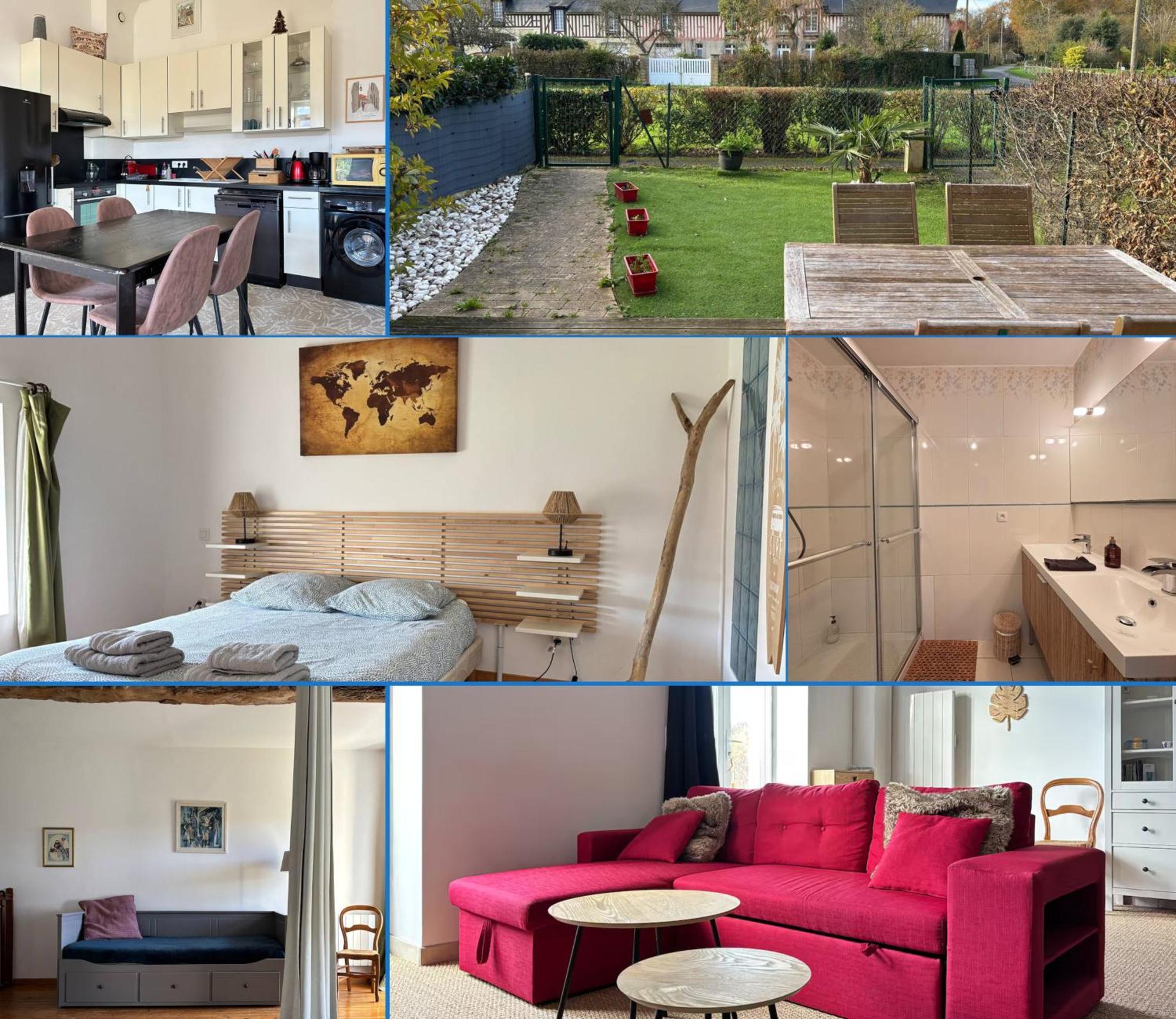 Les Douves Duplex 5 Personnes Lumineux Avec Jardin Et Terrasse Amenagee , Vue Sur Chateau A 5Mn De La Mer, Proche Omaha Beach Et Bayeux Commes Ngoại thất bức ảnh